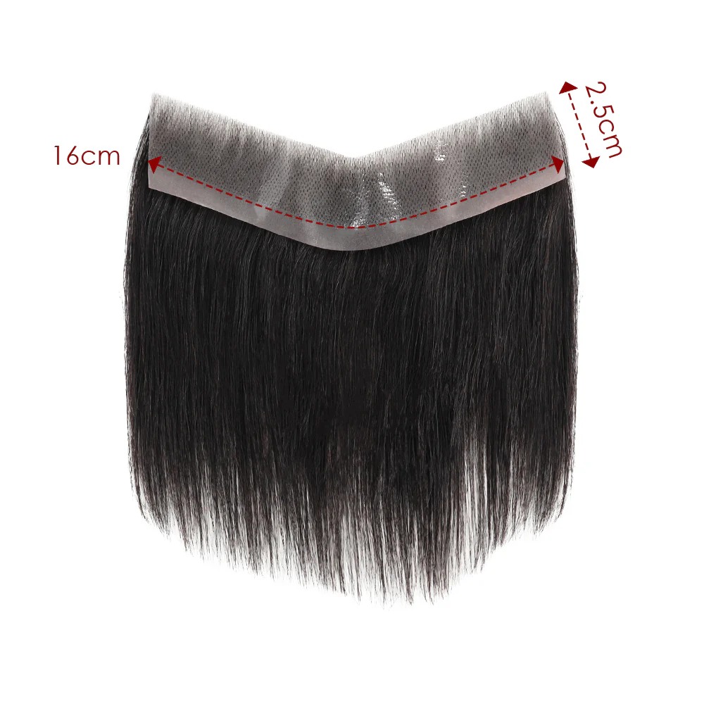 French Lace Front with Poly Back Stock Hair Replacement System - Image 4