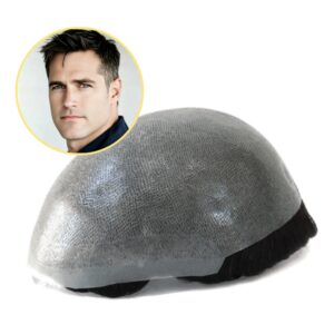8MM-10MM Knots Thin Skin hairpiece And Man Toupee Distributior