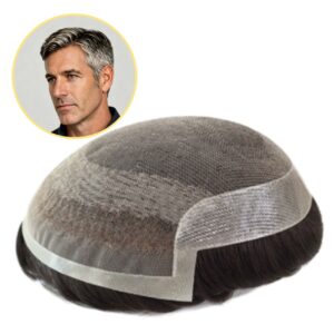 Swiss lace Octagon Man hair replacement systems  And Man hairpiece Factory